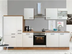Online Flex-Well Exclusiv Küchenzeile Vintea 310 cm Magnolia-Lancelot Oak