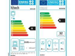 Flex-Well Exclusiv Kochfelder|Kühlschränke<Küchenzeile Valero 220 cm Hochglanz Weiß-Sonoma Eiche