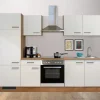 Flex-Well Exclusiv Küchenzeile Vintea 270 cm Magnolia-Lancelot Oak< Einbauküchen|Kühlschränke