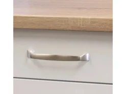 Flex-Well Exclusiv Küchenzeile Valero 310 cm Hochglanz Weiß-Sonoma Eiche< Kochfelder|Küchenschränke