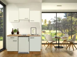 Flex-Well Exclusiv Single-Küchen|Pantryküchen<Singleküche Vintea 150 cm Magnolia-Lancelot Oak