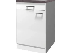 Flex-Well Classic Küchenschränke<Flex-Well Küchen-Unterschrank mit Arbeitsplatte Lucca 50 cm