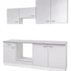 Flex-Well Classic Einbauküchen|Kühlschränke<Flex-Well Küchenzeile 210 cm ohne E-Geräte Wito Weiß