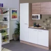 Flex-Well Classic Single-Küchen|Pantryküchen<Flex-Well Singleküche 150 cm Florida Weiß-Sonoma Eiche