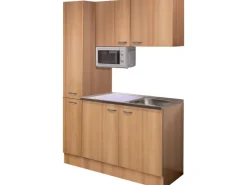 Flex-Well Classic Flex-Well Singleküche 130 cm Nano Buche< Single-Küchen|Pantryküchen