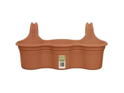 Best Florus Balkon-Hängetopf Medin Trio 52 cm x 26,2 cm x 24 cm Terra