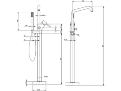 New Ottofond Freistehende Armatur