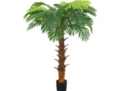 furnicato Künstliche Palme Cycas mit Topf 160 cm Grün< Töpfe