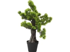 furnicato Töpfe<Künstlicher Bonsai Pinus mit Topf 60 cm Grün