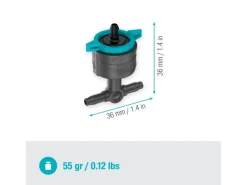 Gardena Regulierbarer Reihentropfer 1-8 l/h, druckregulierend 5 Stück