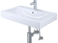 Geberit Einhebelmischer<Waschbecken iCon 60 cm inkl. Armatur Weiß