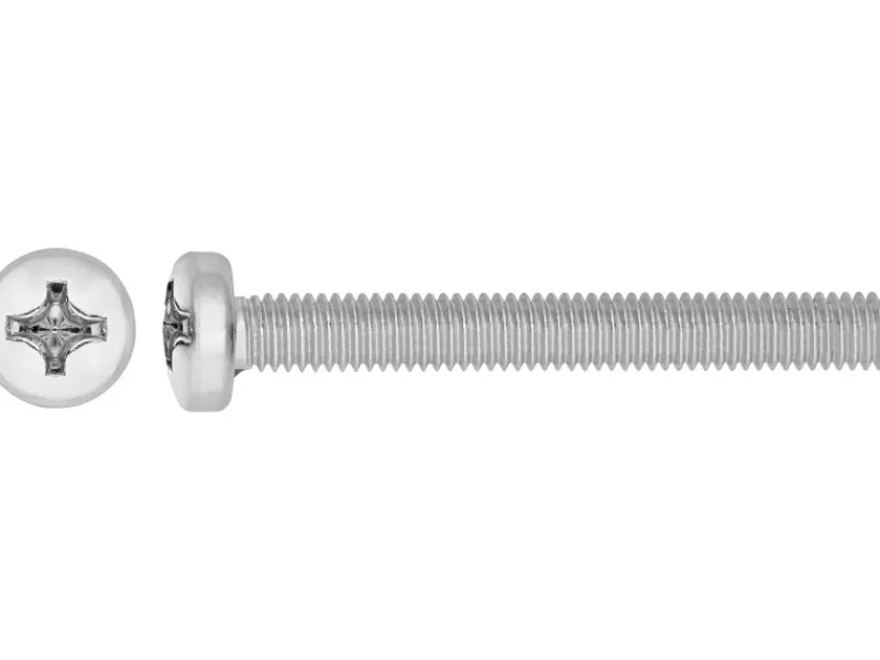 Kühlschränke<Gewindeschraube DIN 7985 Ø 5 mm x 25 mm Stahl 100 Stück