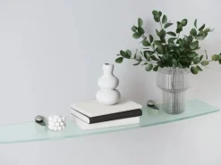 Küchenregale<Glasregal Bransley 0,6 cm x 80 cm x 20 cm Gebogen