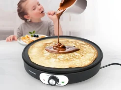 Outlet GOURMETmaxx Crepe Maker 1.200 W inkl. Teigverteiler und Crepe-Wender Ø 30 cm
