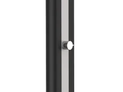New Gre Solardusche aus PVC 40 l Schwarz