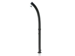 Gre Solardusche Gebogen aus PVC 22 l Schwarz< Einhebelmischer