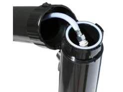 Gre Solardusche Gebogen aus PVC 22 l Schwarz< Einhebelmischer