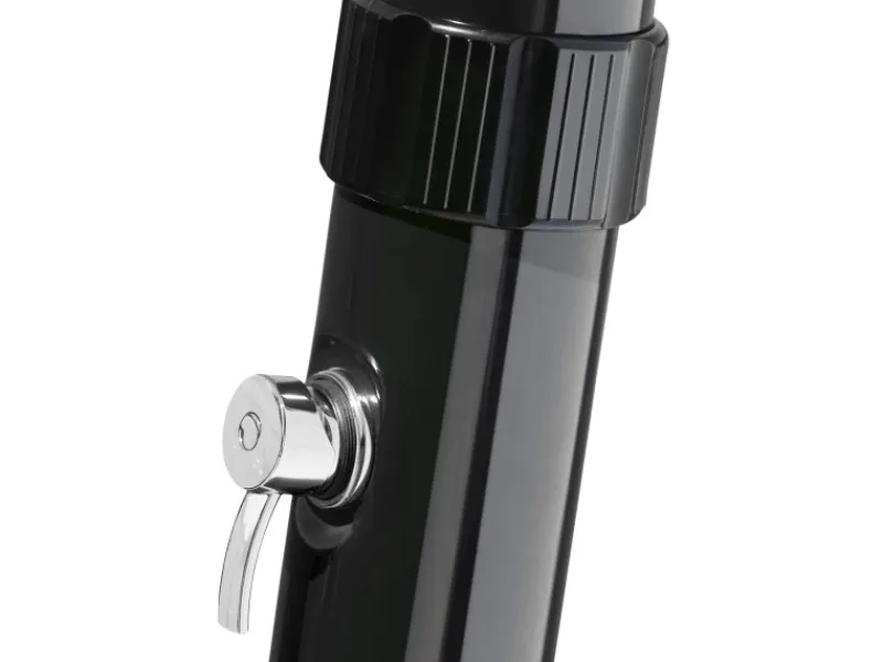 Gre Solardusche Gebogen aus PVC 22 l Schwarz< Einhebelmischer