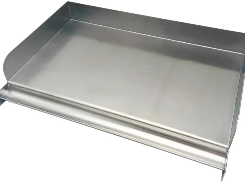 Hot Grillfürst Edelstahl Plancha Grillplatte Hochwertige BBQ Grillfläche für Gas und Holzkohlegrill