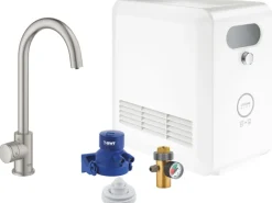 Discount Grohe Blue Professional C-Auslauf Set Supersteel