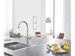 Clearance Grohe C-Auslauf Starter Kit Blue Home Supersteel
