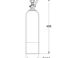 Grohe Wassersysteme<CO²-Flasche Starter-Set Blue 2 kg