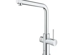 Grohe Einhebelmischer<Einhand-Spültischbatterie und Boiler Red Duo Size-M Chrom