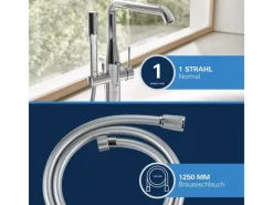 Discount Grohe Einhand-Wannenbatterie Essence Bodenmontage Chrom