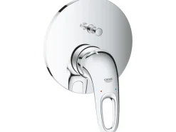 Grohe Einhebelmischer<Einhand-Wannenbatterie Eurostyle Offener Hebel Chrom