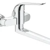 New Grohe Einhand-Waschtischbatterie Euroeco Special Ausladung 34,2 cm Chrom