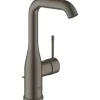 Grohe Einhand-Waschtischbatterie Essence L-Size Hard Graphite Gebürstet< Einhebelmischer