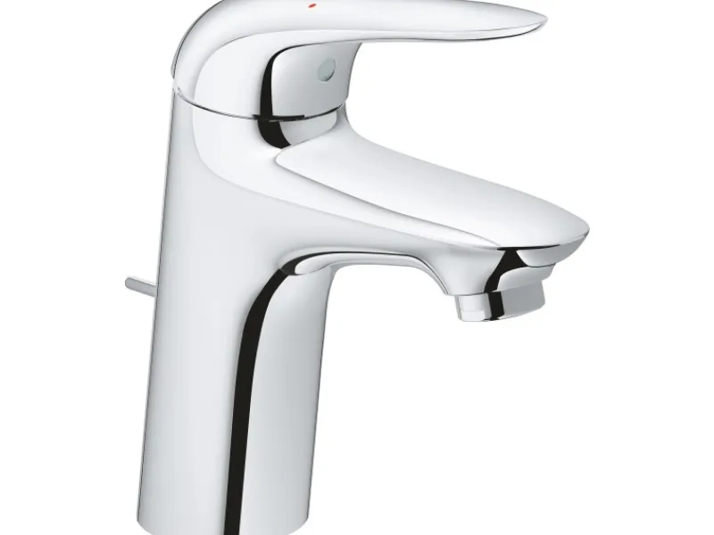 Grohe Einhand-Waschtischbatterie Eurostyle S-Size geschlossener Hebelgriff Chrom< Einhebelmischer