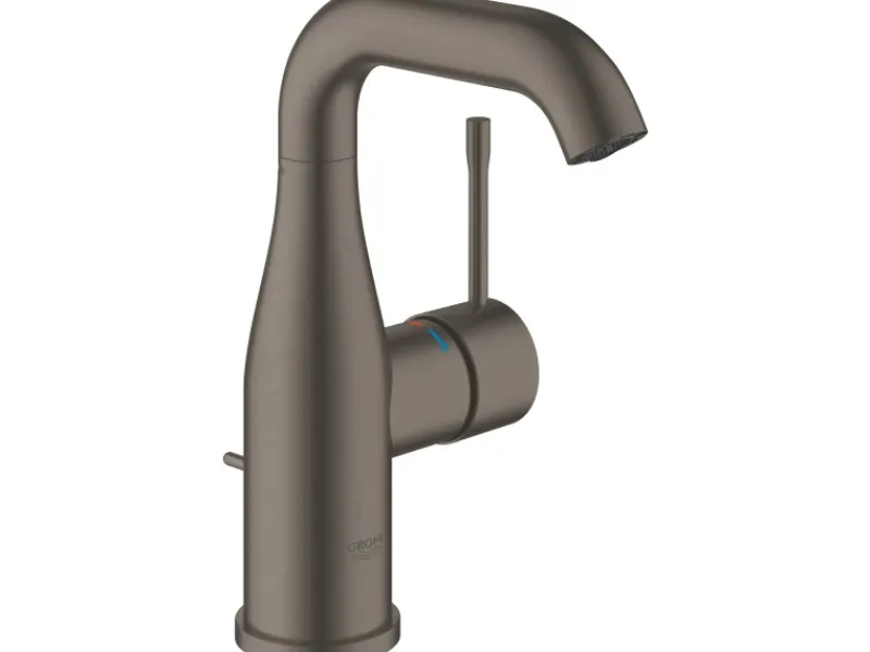 Clearance Grohe Einhand-Waschtischbatterie Essence M-Size Hard Graphite gebürstet
