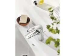 Grohe Einhand-Waschtischbatterie Eurostyle S-Size offener Hebelgriff Chrom< Einhebelmischer