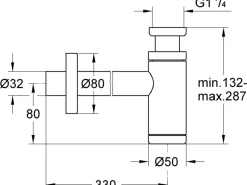 Discount Grohe Geruchsverschluss Waschtisch 1 1/4" Cool Sunrise gebürstet