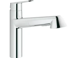 Grohe Küchenarmatur Eurodisc C DN 15 mit ausziehbarer Brause< Einhebelmischer