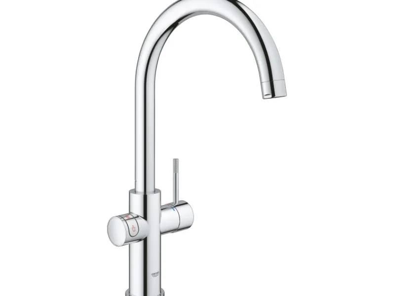 Outlet Grohe Küchenarmatur und Boiler Red Duo Größe-L Chrom