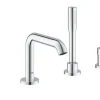 Grohe Einhebelmischer<4-Loch Einhand-Wannenkombination Essence Chrom