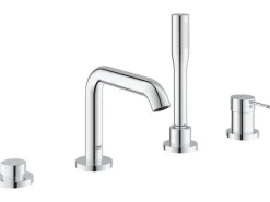 Grohe Einhebelmischer<4-Loch Einhand-Wannenkombination Essence Chrom