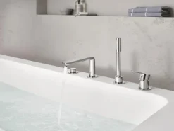 Grohe 4-Loch-Einhand-Wannenkombination Lineare Chrom< Einhebelmischer