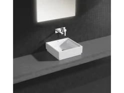 Grohe 2-Loch-Waschtischbatterie Lineare Chrom Ausladung 149 mm< Einhebelmischer