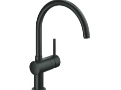 Sale Grohe Minta Spültischbatterie mit C-Auslauf in Velvet Black