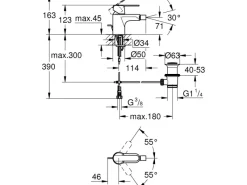 Grohe QuickFix Einhand-Bidetarmatur Get< Einhebelmischer