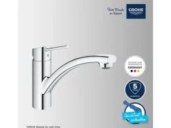 Online Grohe QuickFix  Einhand-Küchenarmatur Swift DN 15 Niedrig Schwenkbereich Chrom