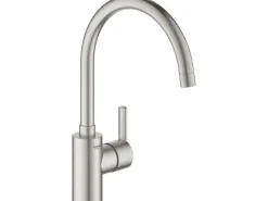 New Grohe QuickFix Einhand-Spültischbatterie Feel Supersteel
