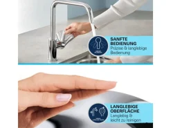 Grohe QuickFix Einhand-Spültischbatterie Get Chrom< Einhebelmischer
