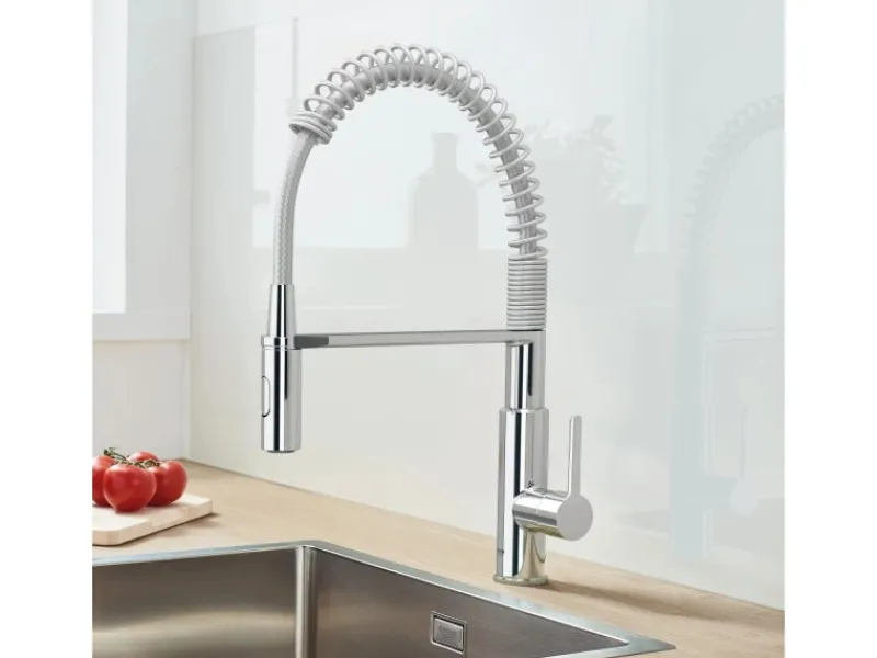 Grohe QuickFix Einhand-Spültischbatterie Get Chrom< Einhebelmischer