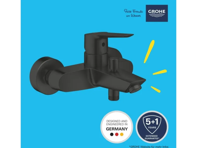 Grohe QuickFix Einhand-Wannenbatterie Start Schwarz< Einhebelmischer