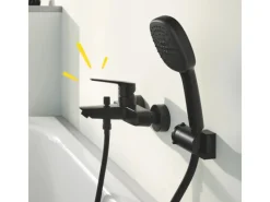 Grohe QuickFix Einhand-Wannenbatterie Start Schwarz< Einhebelmischer