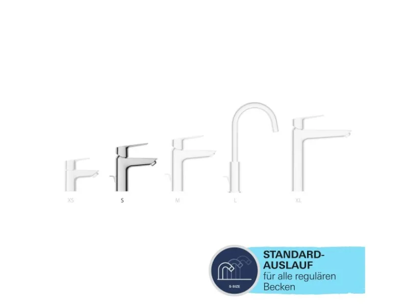 Sale Grohe QuickFix Einhand-Waschtischbatterie Start S-Size Schwarz